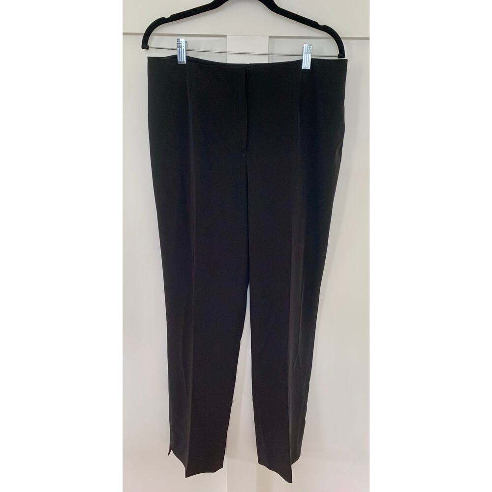 Peace Of Cloth Dress Pants in Black Size 12 Zip Fly Straight Leg Classic Formal